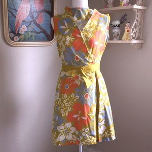 1960’s Mod Mini Dress w/ Hidden Shorts